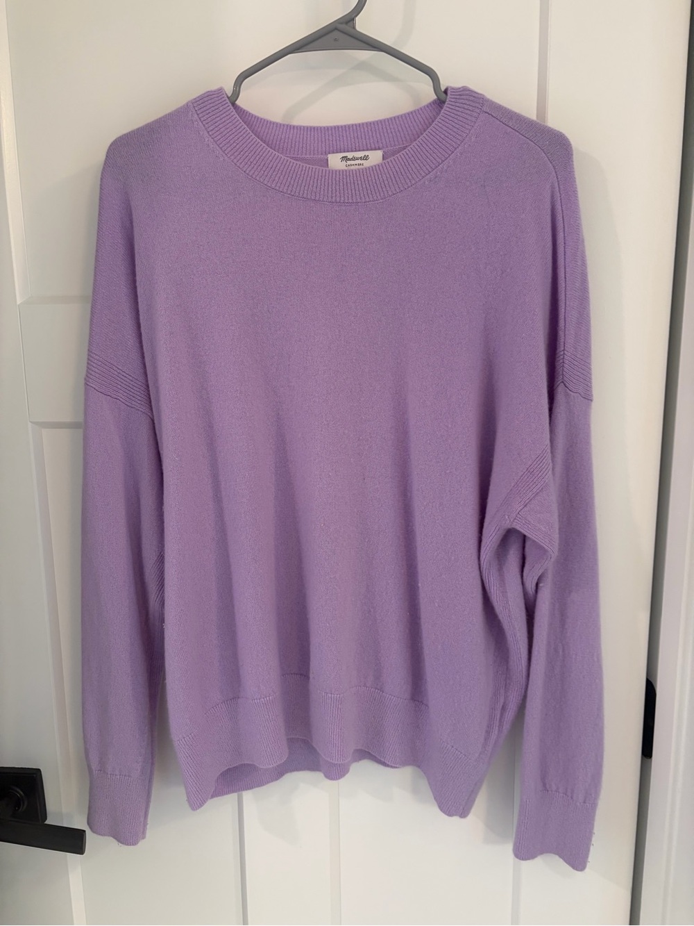 Madewell Cashmere Lavender Crewneck Sweater - Women